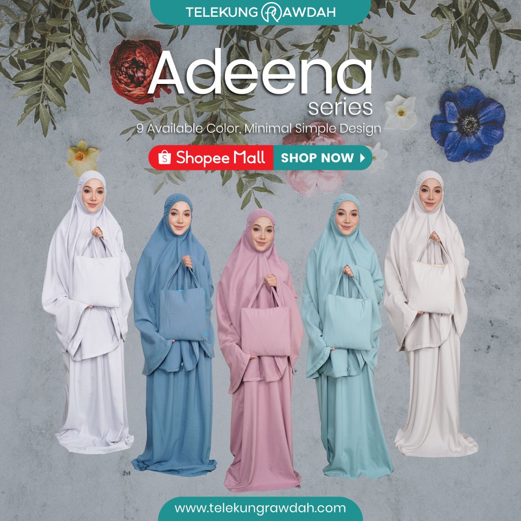 Telekung Rawdah Official Online January Shopee Malaysia