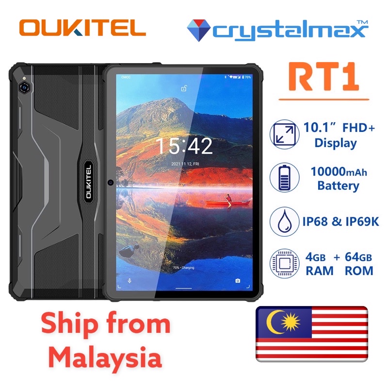 Oukitel Rt Ip Rugged G Tablet Gb Gb Android Octa Core