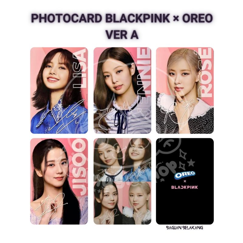 My BLACKPINK OREO PEPSI PHOTOCARDS More Collaboration 40 OFF