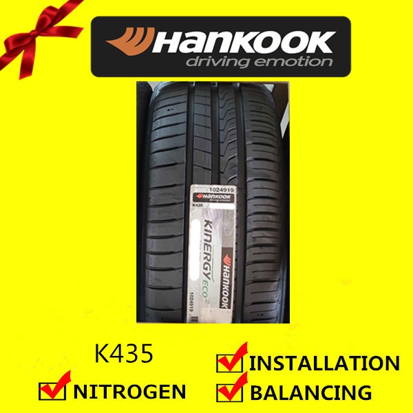 Hankook Kinergy Eco2 K435 tyre tayar (With Installation)175/70R13