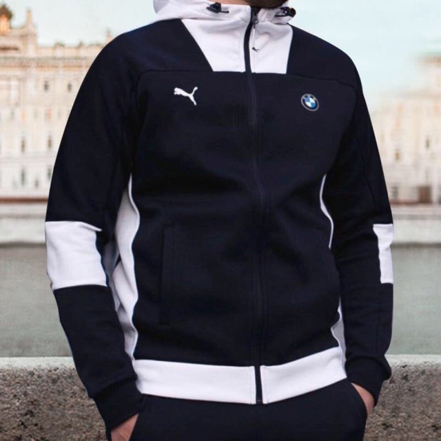 Puma bmw ms hooded cheap sweat jacket