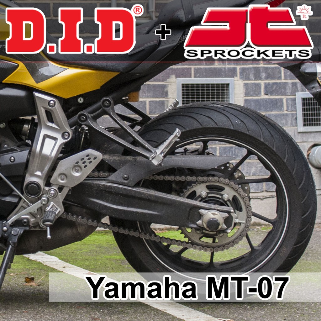 Yamaha mt 07 on sale chain and sprocket