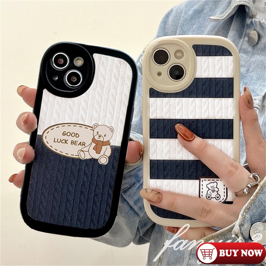 Sweet stripe checkerboard lucky Love art lens Phone Case For iPhone 14 13  11 12 Pro Max Xr Xs Max X 7 8 14 Plus case Cute Cover