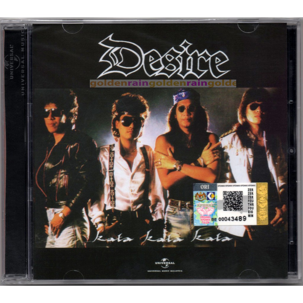 DESIRE - Kata Kata Kata 2016 EMI UNIVERSAL MUSIC ORIGINAL CD (3rd Studio  Album)