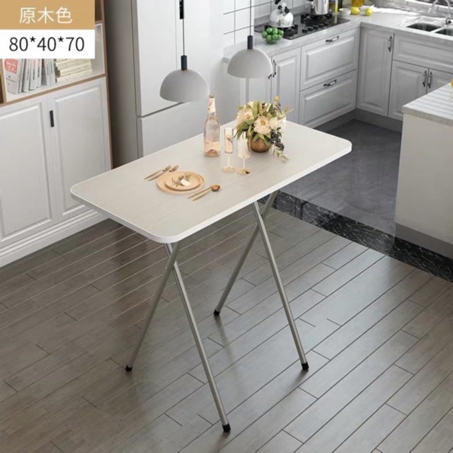 Small foldable store eating table