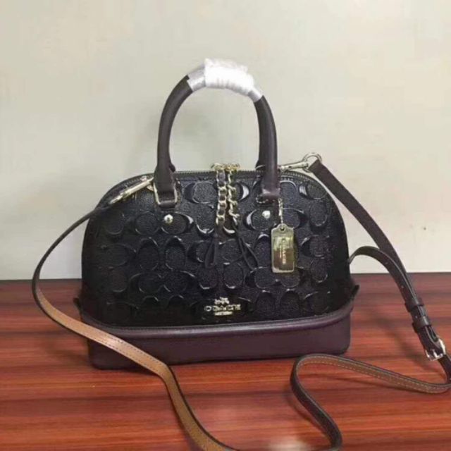 Coach sierra best sale embossed black