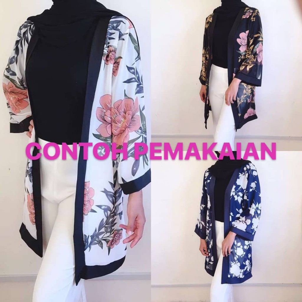 Kimono cardigan shopee sale