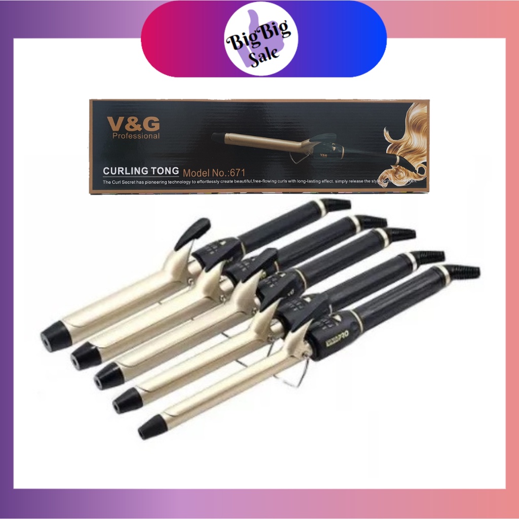 V&g professional shop curling iron