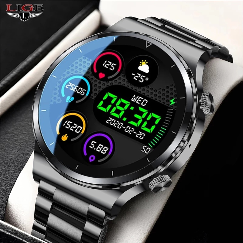 2022 New Smart Watch Bluetooth Call Mens Full Touch Sports Fitness