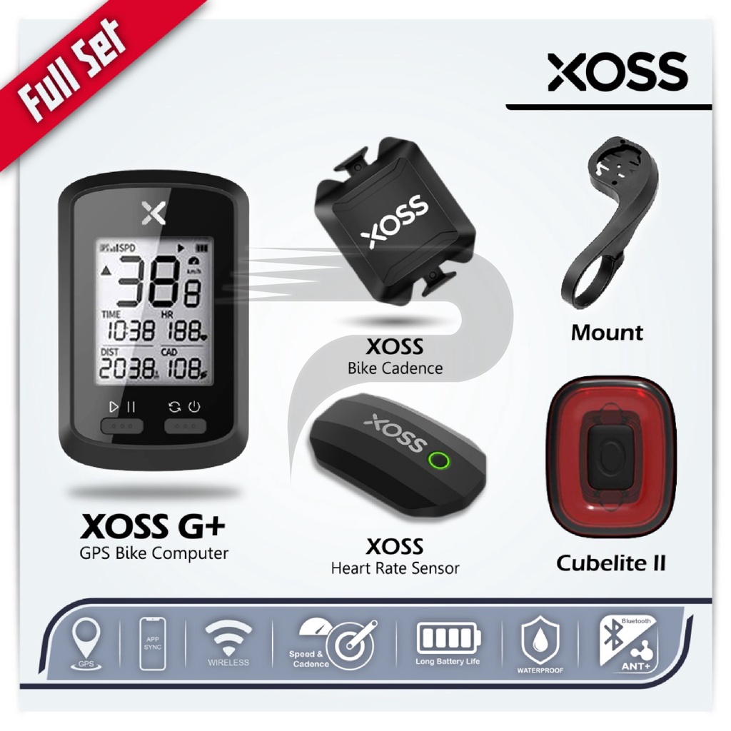 XOSS G+ GPS Cycling Computer Wireless GPS Waterproof Road Bike MTB