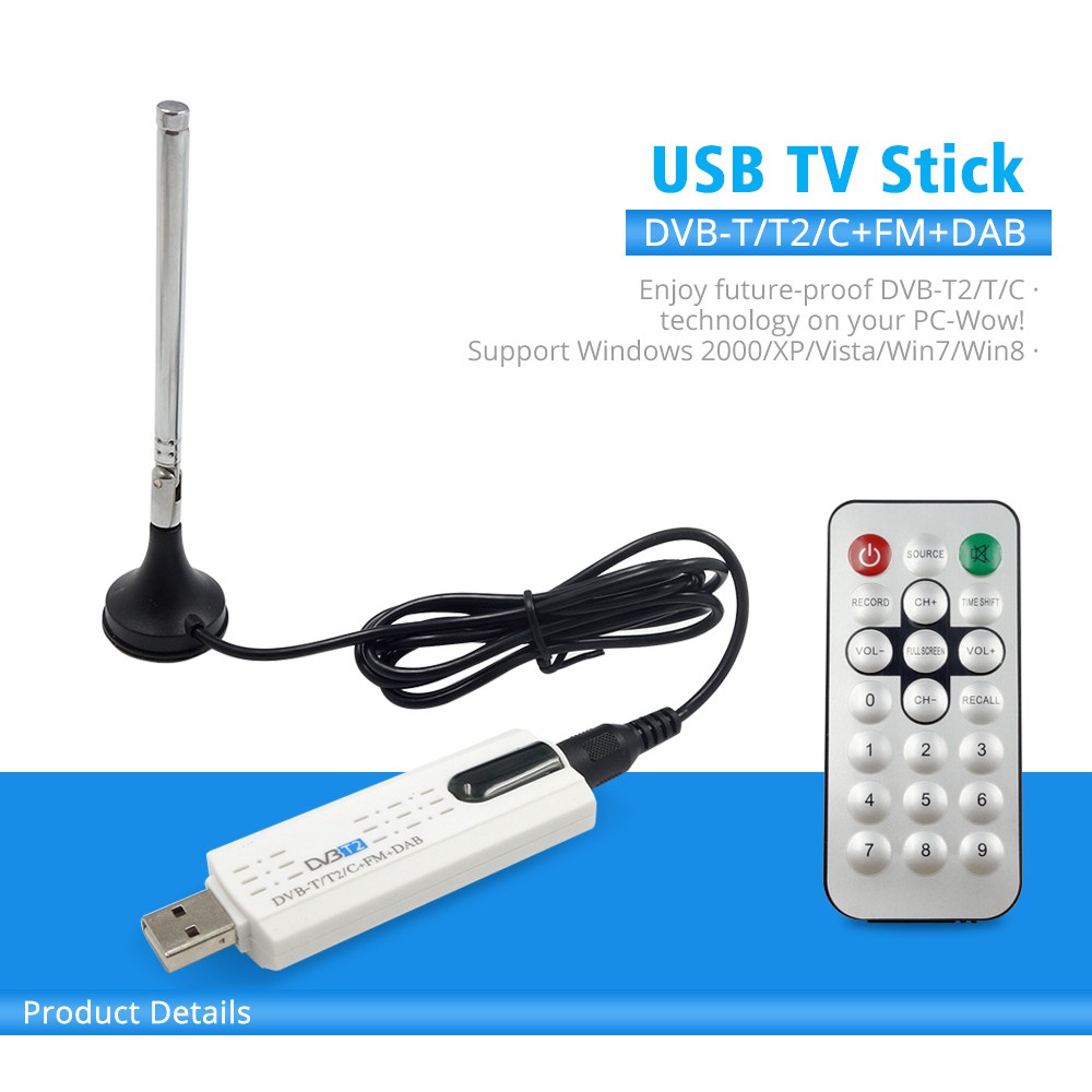 Digital DVB t2 usb tv stick Tuner with antenna Remote HD TV Receiver for DVB -T2/DVB-C/FM/DAB/SDR USB TV Stick FreeTV, dvb-t2 usb - Vimarsana News