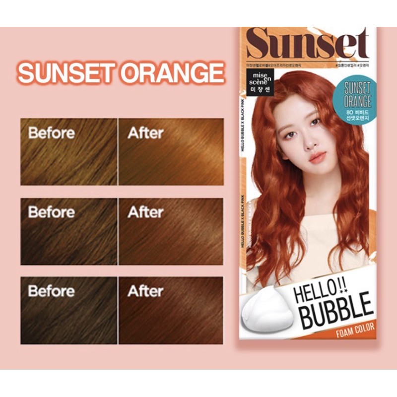 Sunset Orange - Orange Hair Dye
