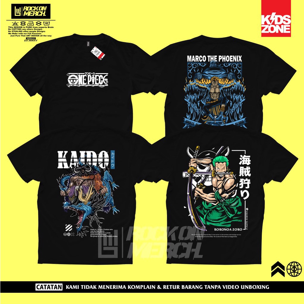 One Piece T-Shirt – Ace & Marco Printed official merch