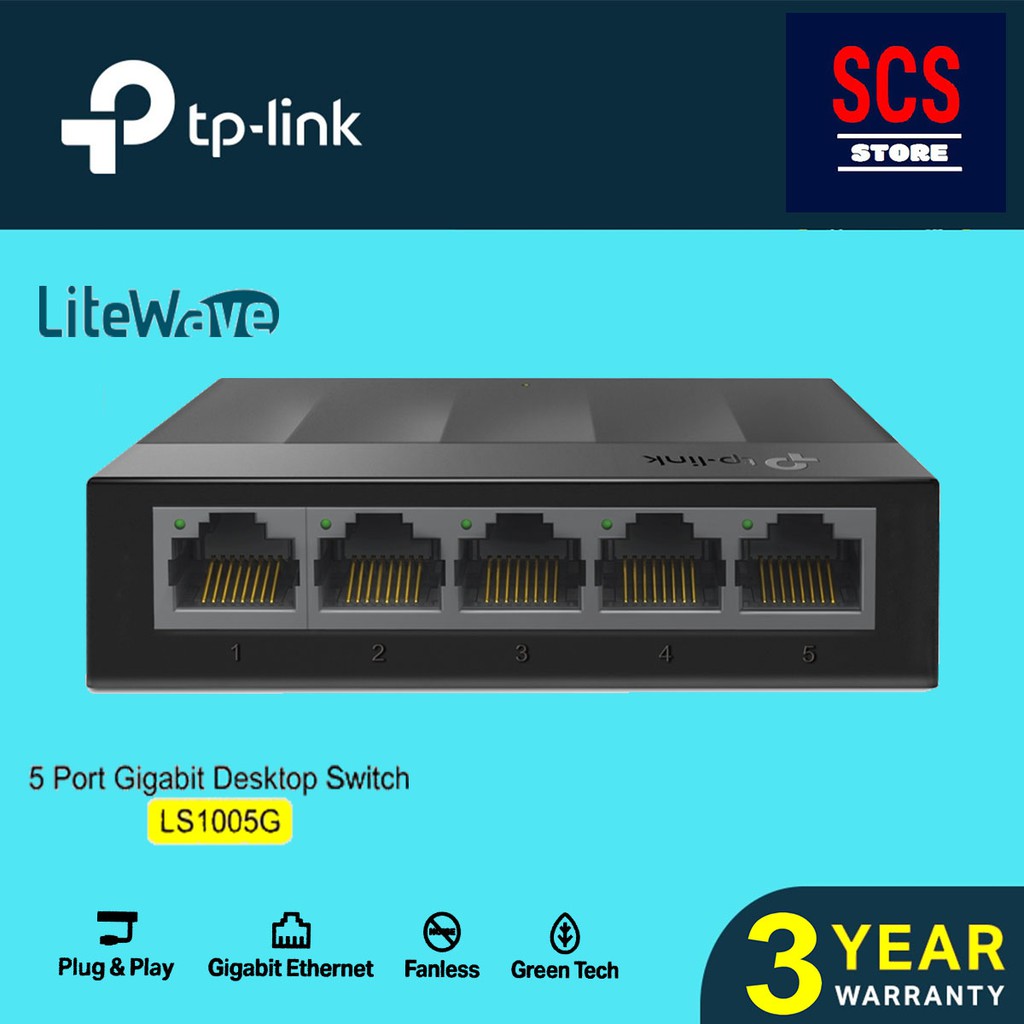 LS1005G, 5-Port 10/100/1000Mbps Desktop Switch