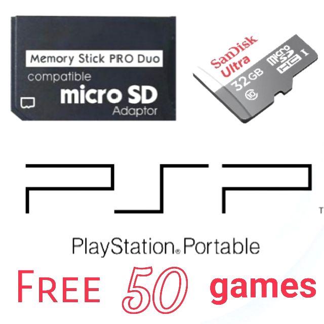 Psp memory stick with 2024 games