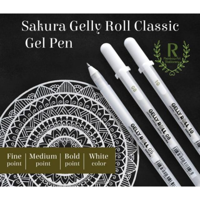 Sakura Gelly Roll Classic Gel Pen, White