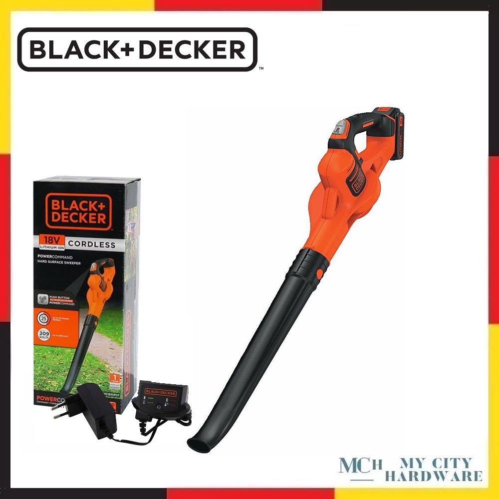 BLACK DECKER GWC1820PCF B1 18V Leaf Cordless Blower Shopee