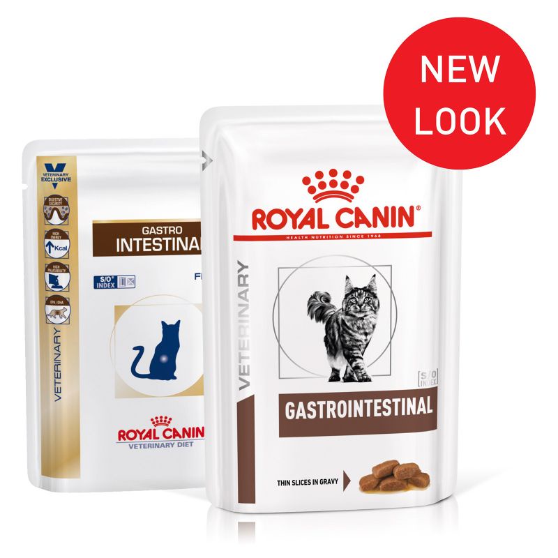 ROYAL CANIN VETERINARY DIET CAT GASTROINTESTINAL WET POUCHES 85g