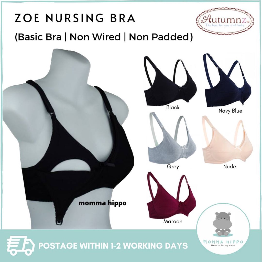 Autumnz - Zoe2 Maternity/Nursing Bra (Black)