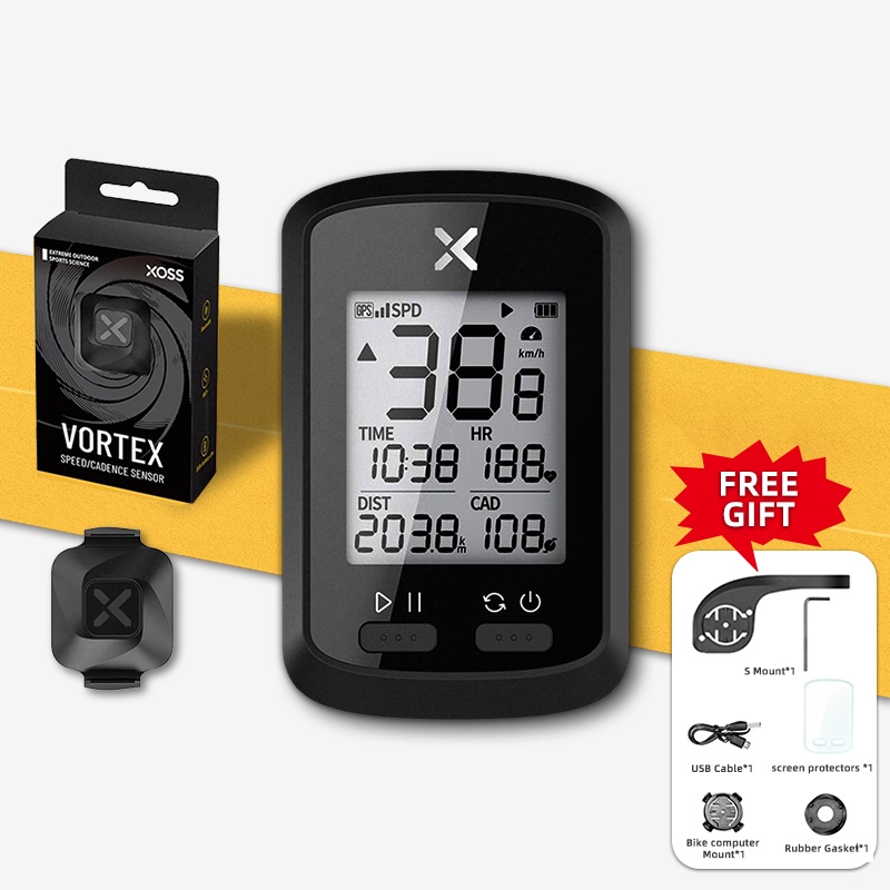 Xoss bike computer g+ deals wireless gps speedometer