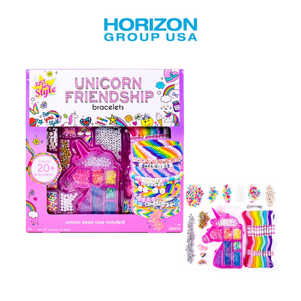 Just My Style Unicorn DIY Friendship Bracelet Making Kit For Kids