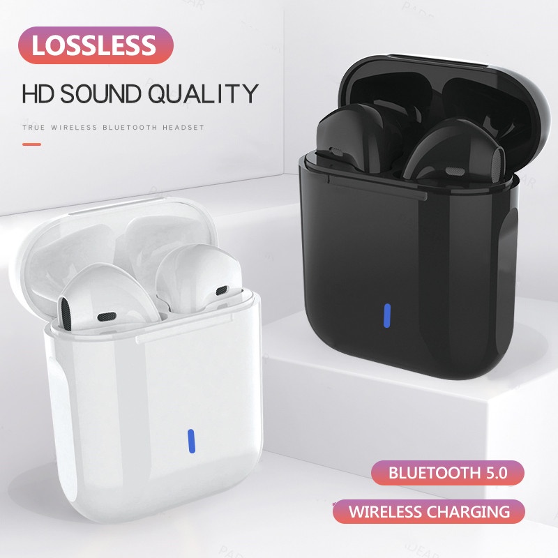 I12 TWS Wireless Headphones Bluetooth Earphones Stereo Headset Mini Earbuds with Microphones for iPhone Android Phones