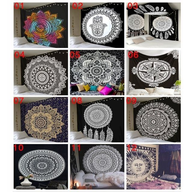 READY STOCK LOCAL PRODUCT Mandala Tapestry Shopee Malaysia