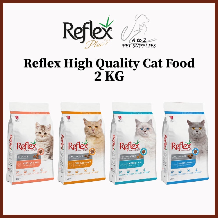 Reflex High Quality Dry Cat Food 2kg Shopee Malaysia