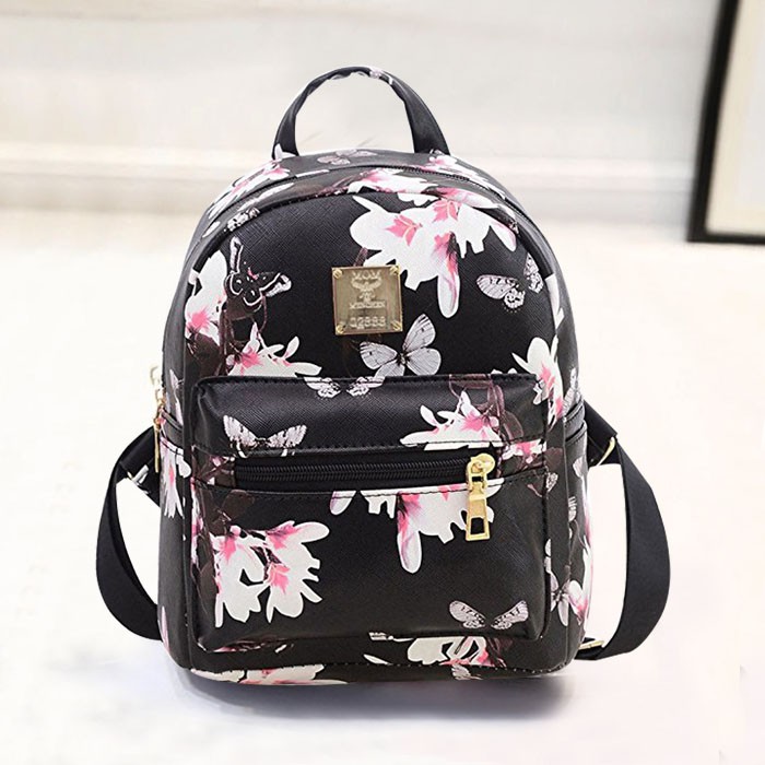 Flower backpack outlet purse