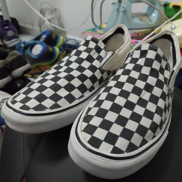 Checkered vans outlet used