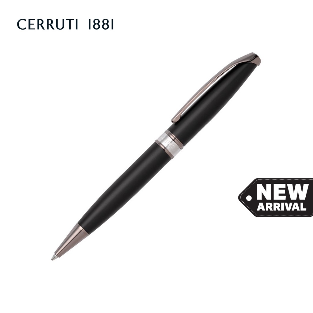 Cerruti 1881 Abbey Matt Black Ballpoint Pen NSC2454A Business