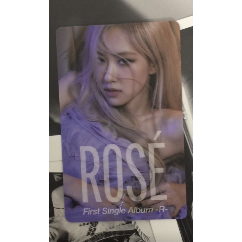 preorder Blackpink Rosé solo first single album -R-photocard vibe 