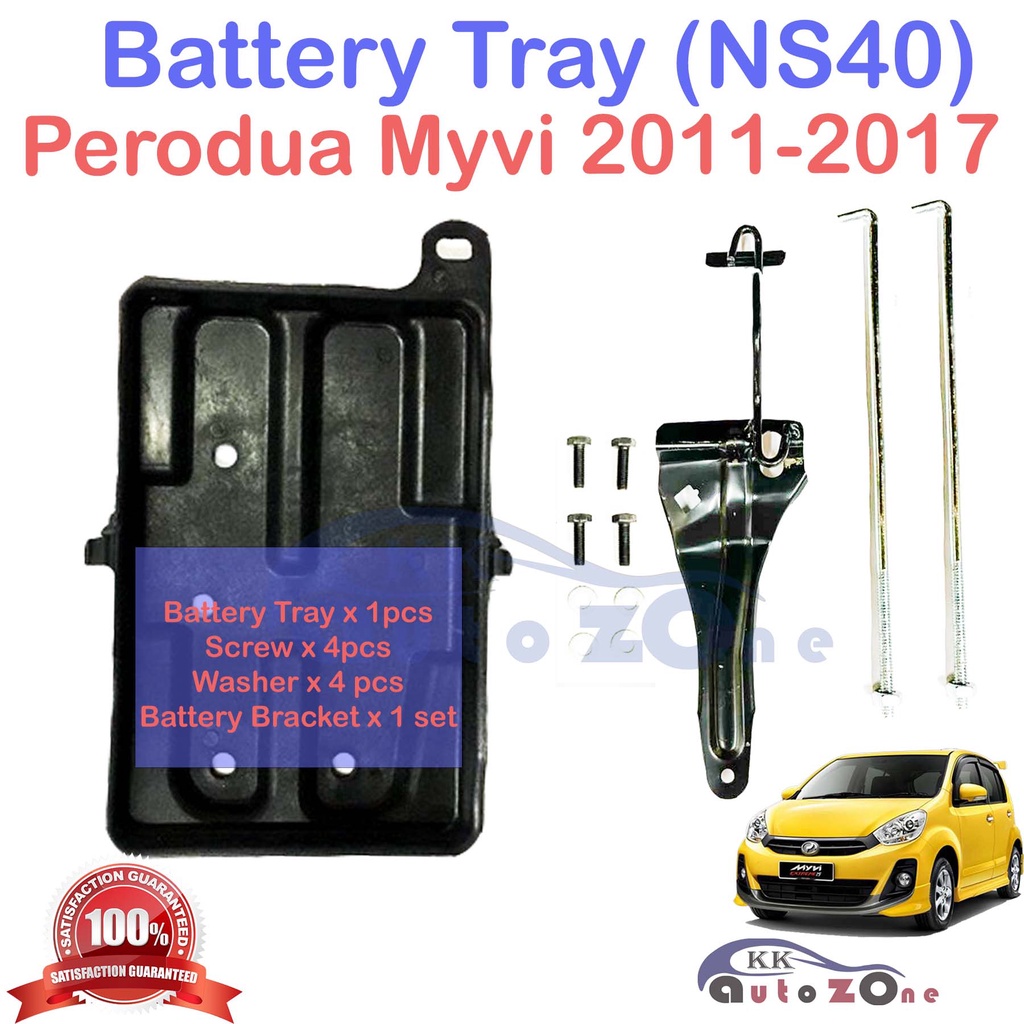 Battery Tray for Perodua Myvi Alza Battery Tray Set NS40 with