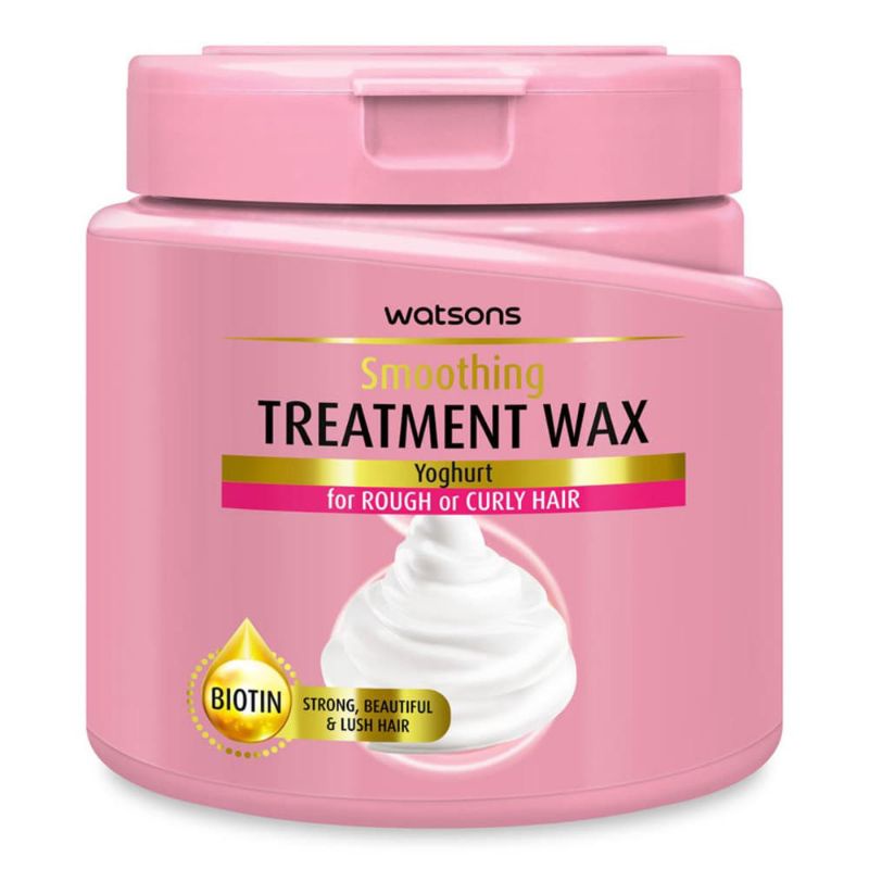 WATSONS Yoghurt Smoothing Treatment Wax 500ml For Curly Hair