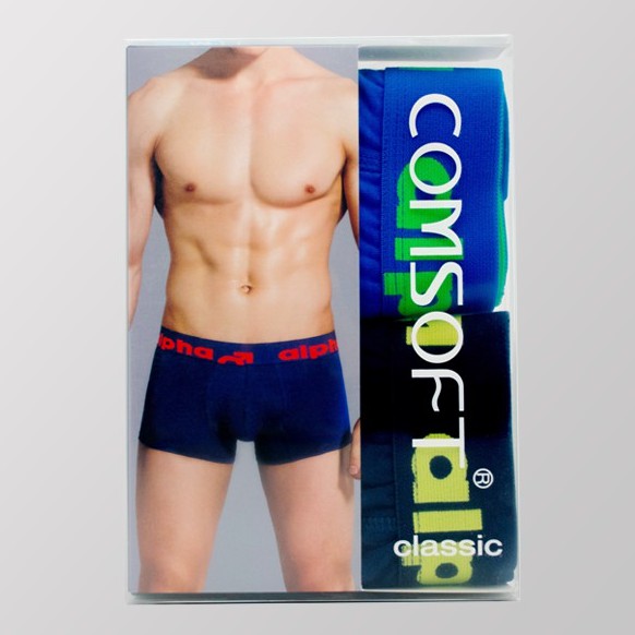 Comsoft Alpha Underwear Shorty Briefs 100% Cotton (2 Pieces)