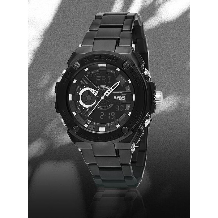 X GEAR 100 ORIGINAL WATCH XG 3788C SS FULL BLACK Shopee Malaysia