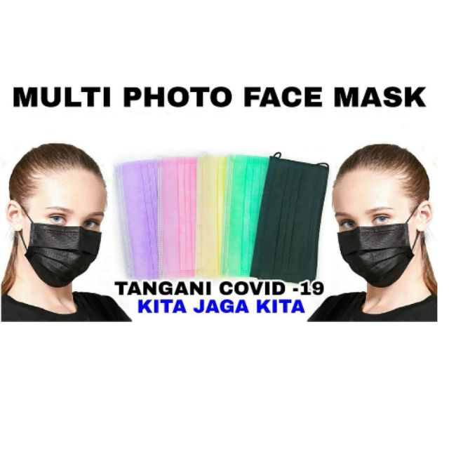 Multi Photo Face Mask, Online Shop Shopee Malaysia