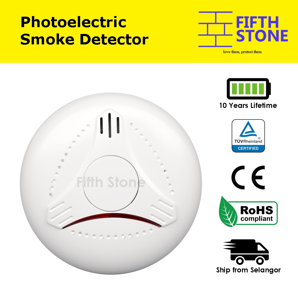 SecureGuard 1080P Elite WiFi 7010 Smoke Detector Spy Camera