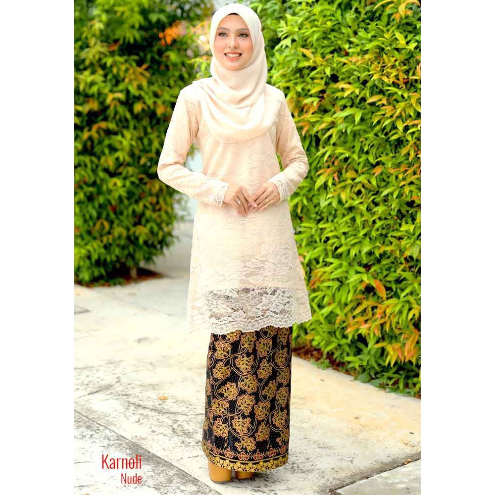 Baju kurung deals lace plus size