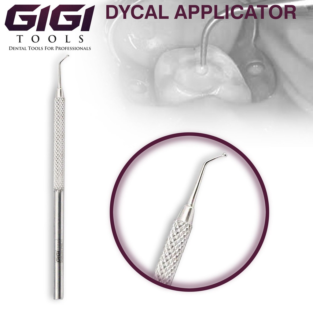 GIGI TOOLS Calcium Hydroxide Dycal Applicator Single Ended Dental Instrument  | Shopee Malaysia