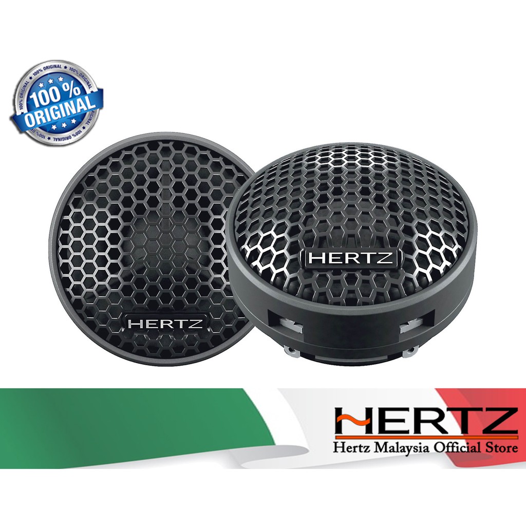 Jgo. Tweeters Hertz 80w gama Dieci con filtro de sonido - Aldamóvil 