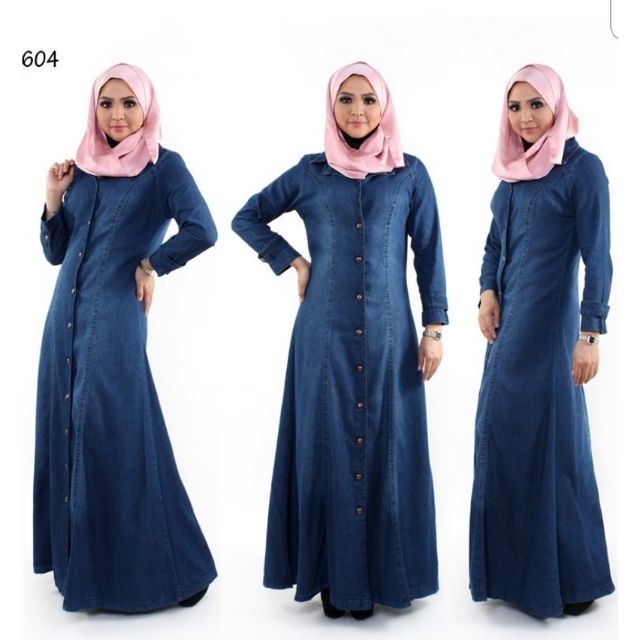 Jubah denim shop