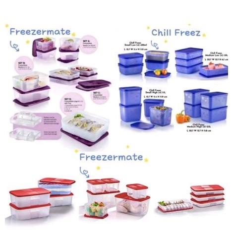 Plastic Tupperware Freezer Mate, 1000 mL