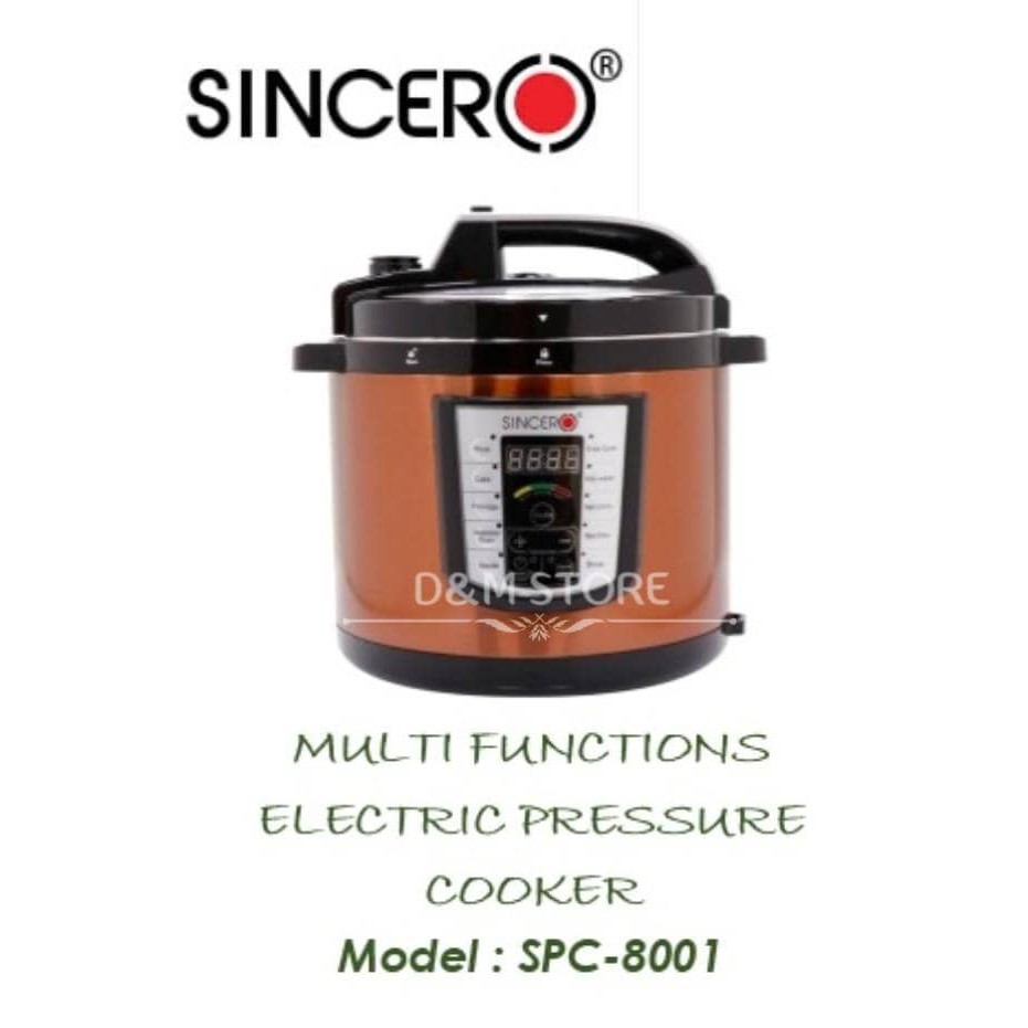 SPC-9001 8in1 Multifunctional 6L Pressure Cooker (Pink)