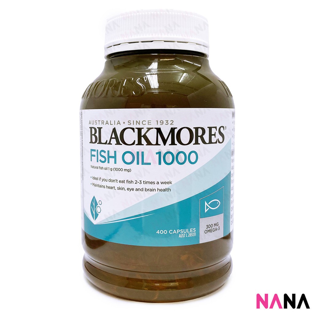 Blackmores odourless fish shop oil 1000mg 400 capsules