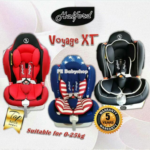 Halford voyage xt car seat sale