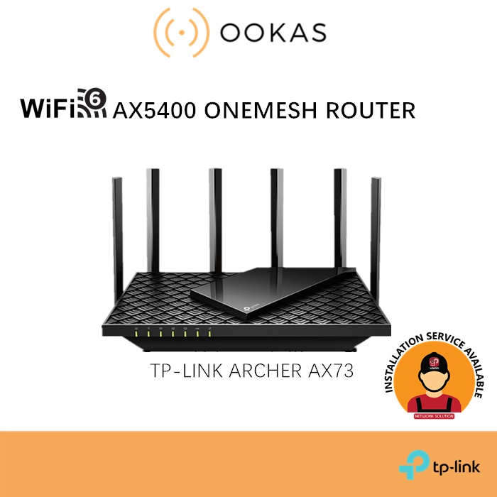 TP-Link Archer WiFi 6 Wireless Mesh Router TP-Link AX Wi-Fi6 for UniFi  Fiber Max AX73/AX72/AX5400