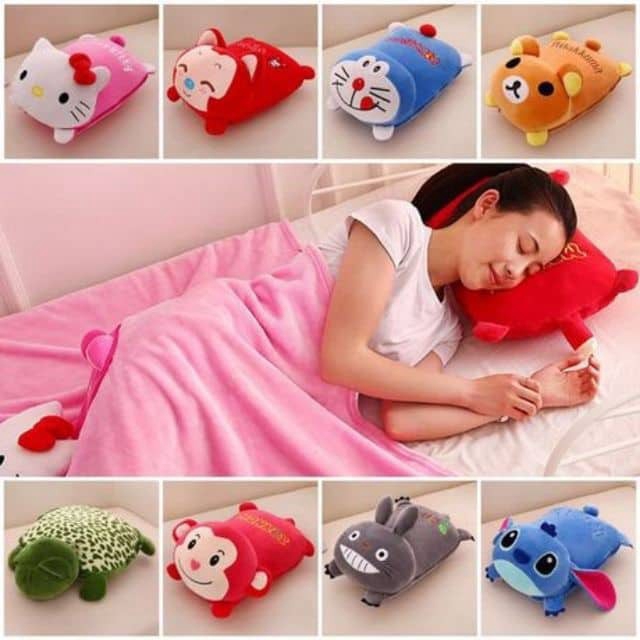 Pillow blanket clearance shopee