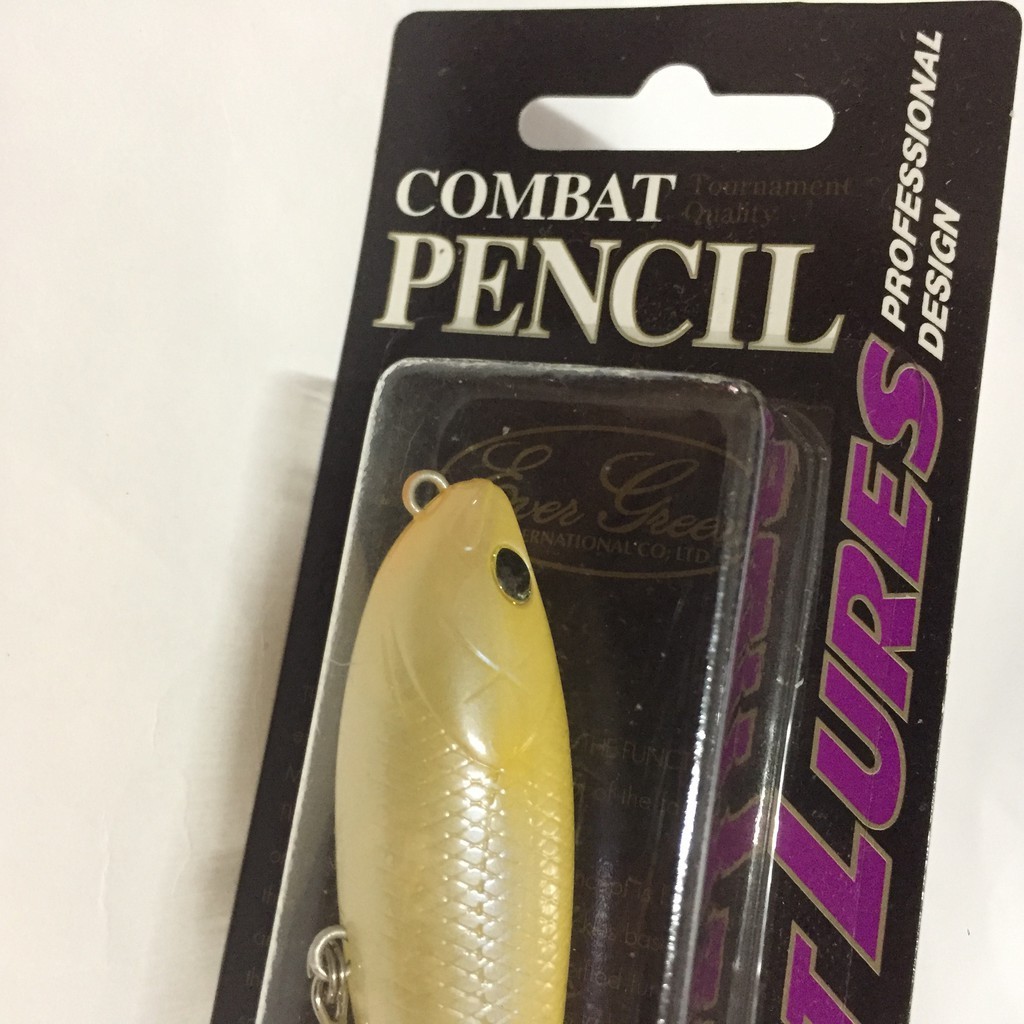 VINTAGE EVERGREEN JAPAN Combat Pencil Mangrove Jack Bass Surface Fishing  Lure $29.00 - PicClick AU