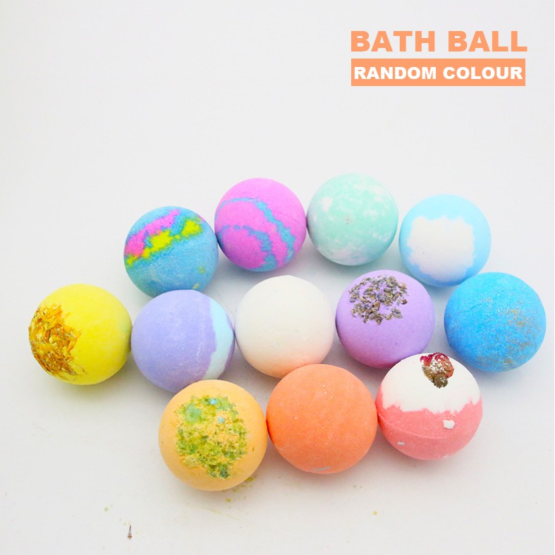 1PC Random 80g BATH BOMB BATH BALL Assorted Colors And Scent